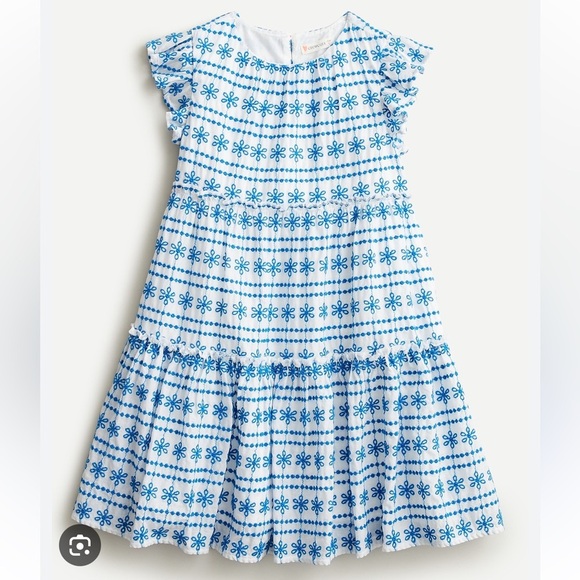 Crewcuts | Dresses | J Crew Crewcuts Girls Tiered Eyelet Embroidered ...